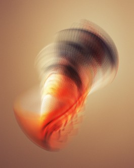 A long exposure still life photograph of the Nike Kiger 10 shoe, photographed by Thomas Albdorf. 